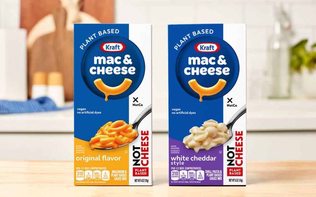 A Not Company, da Kraft Heinz, lança primeiro macarrão com queijo a base de plantas