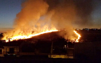 Incêndio destrói quase 300 hectares em Porto Seguro, Bahia.